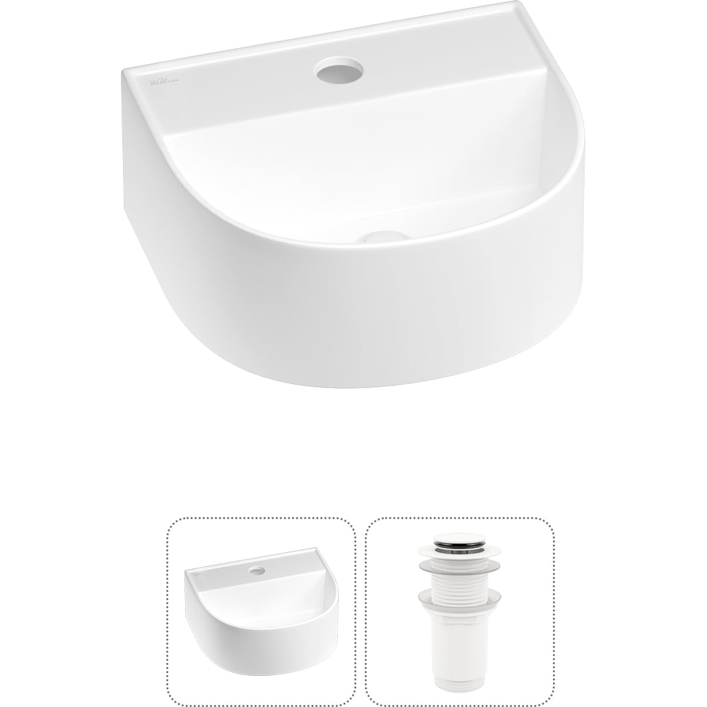 Изображение товара Мини-раковина Wellsee WC Area 20212112R для ванной или туалета