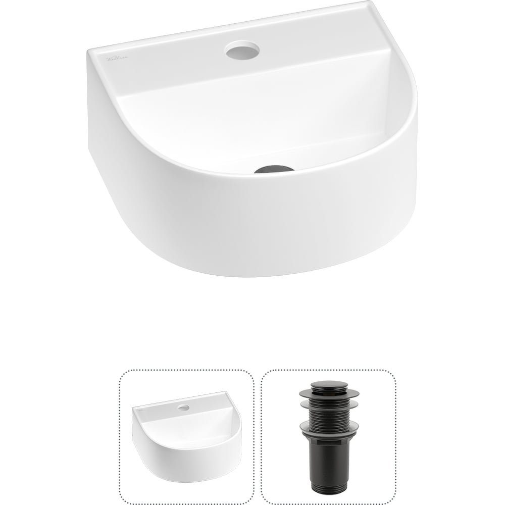 Изображение товара Мини-раковина для ванной комнаты Wellsee WC Area 20212110R современный стиль