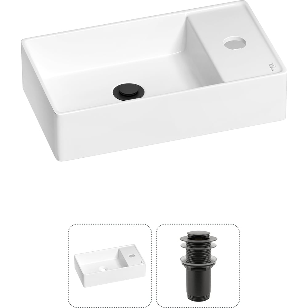 Изображение товара Мини-раковина для ванной комнаты или туалета Wellsee WC Area 20213611R