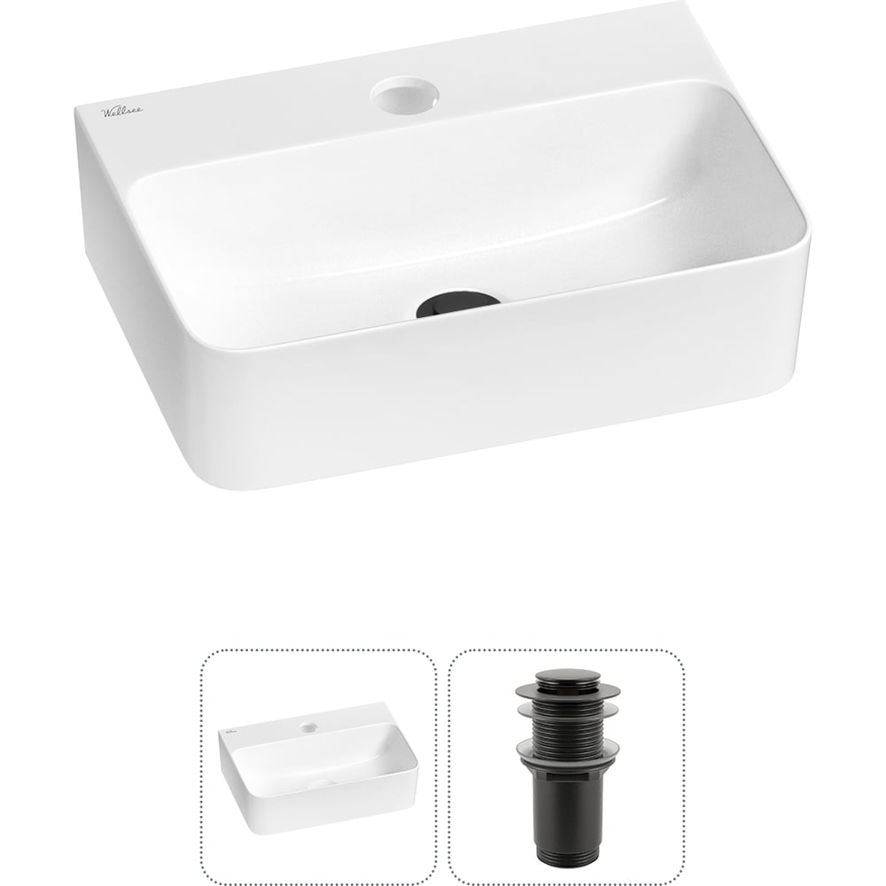 Изображение товара Мини-раковина для ванной комнаты и туалета Wellsee WC Area 2 в 1