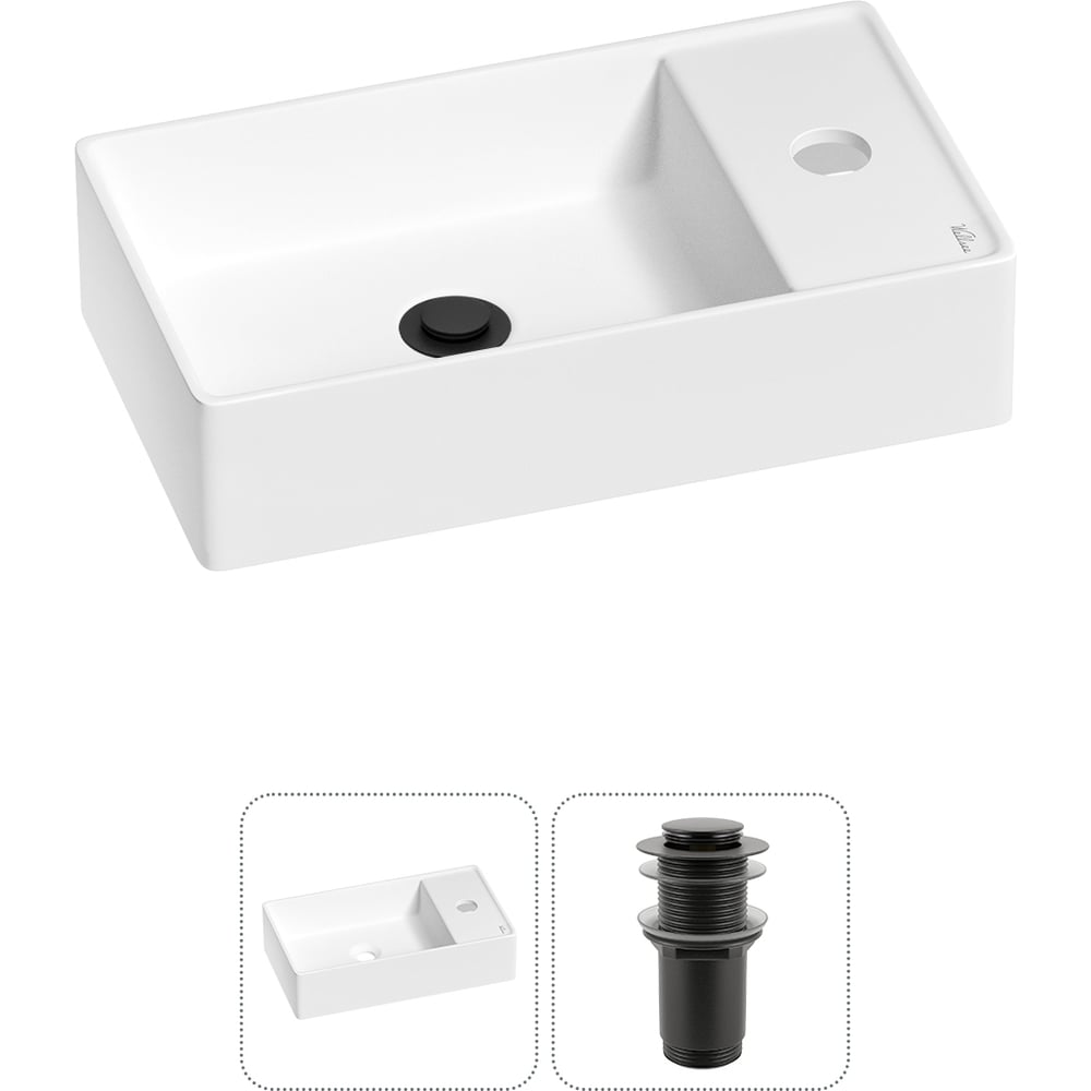 Изображение товара Мини-раковина Wellsee WC Area 20213627R для ванной и туалета