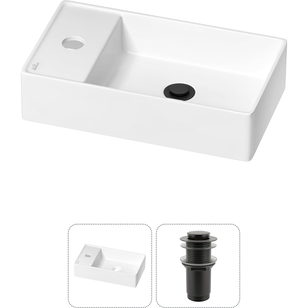 Изображение товара Мини-раковина для ванной комнаты или туалета Wellsee WC Area 20213795R