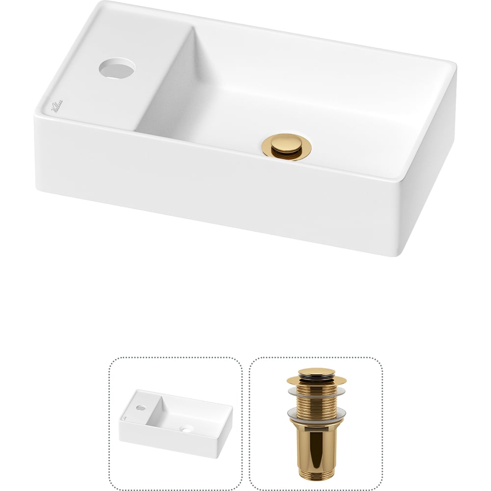 Изображение товара Мини-раковина для ванной Wellsee WC Area 20213812R