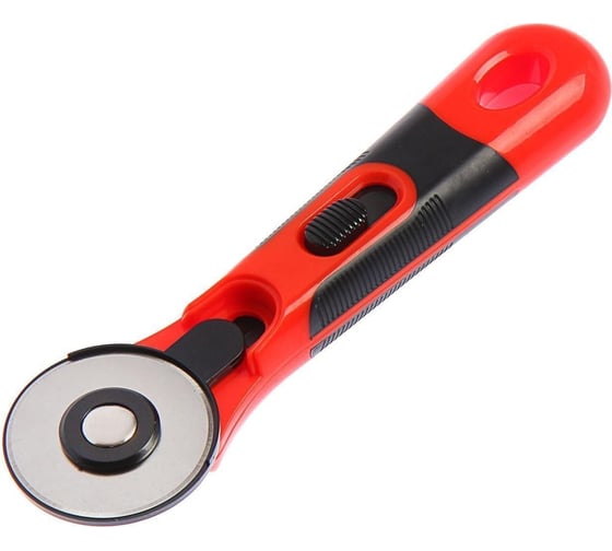 Изображение товара Дисковый нож LOM пластиковый корпус, лезвие-ролик, 45 мм + ПОДАРОК лезвия-ролики - 3 шт. 5429428