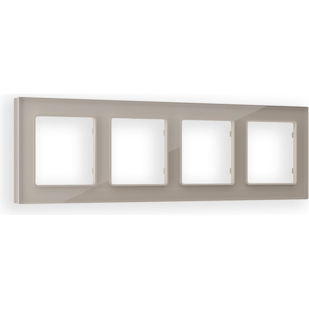 Изображение товара Рамка на 4 поста Ambrella VOLT ALFA Platos AF380604 из стекла