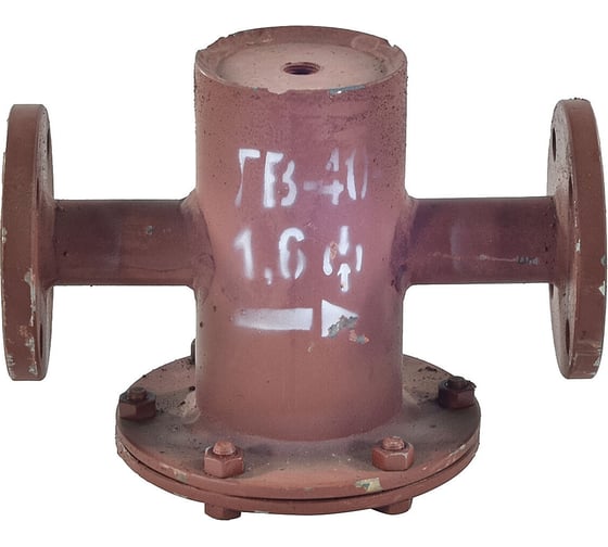 Изображение товара Грязевик вертикальный ООО "Крупинский арматурный завод" сталь, Ду80 Ру16 фланцевый КАЗ 036-0932