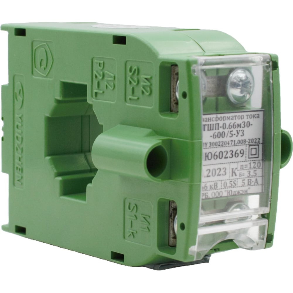 Изображение товара Трансформатор тока YUDZHEN ТШП-0,66м30-0,5S-100/5-1-У3 660 В, 100 А, 5 А