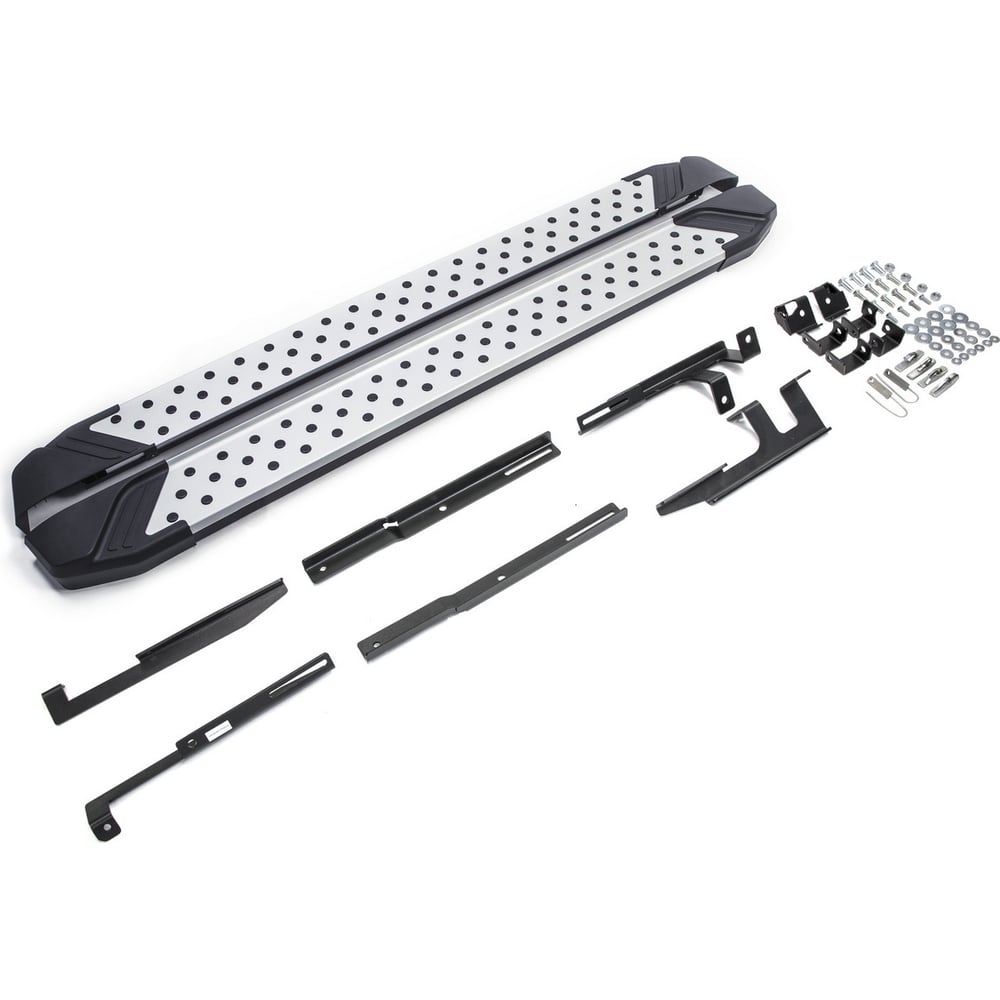 Изображение товара Пороги алюминиевые Rival BMW-Style круглые для Mazda CX-5 2011-2017, 173 см, 2 шт.