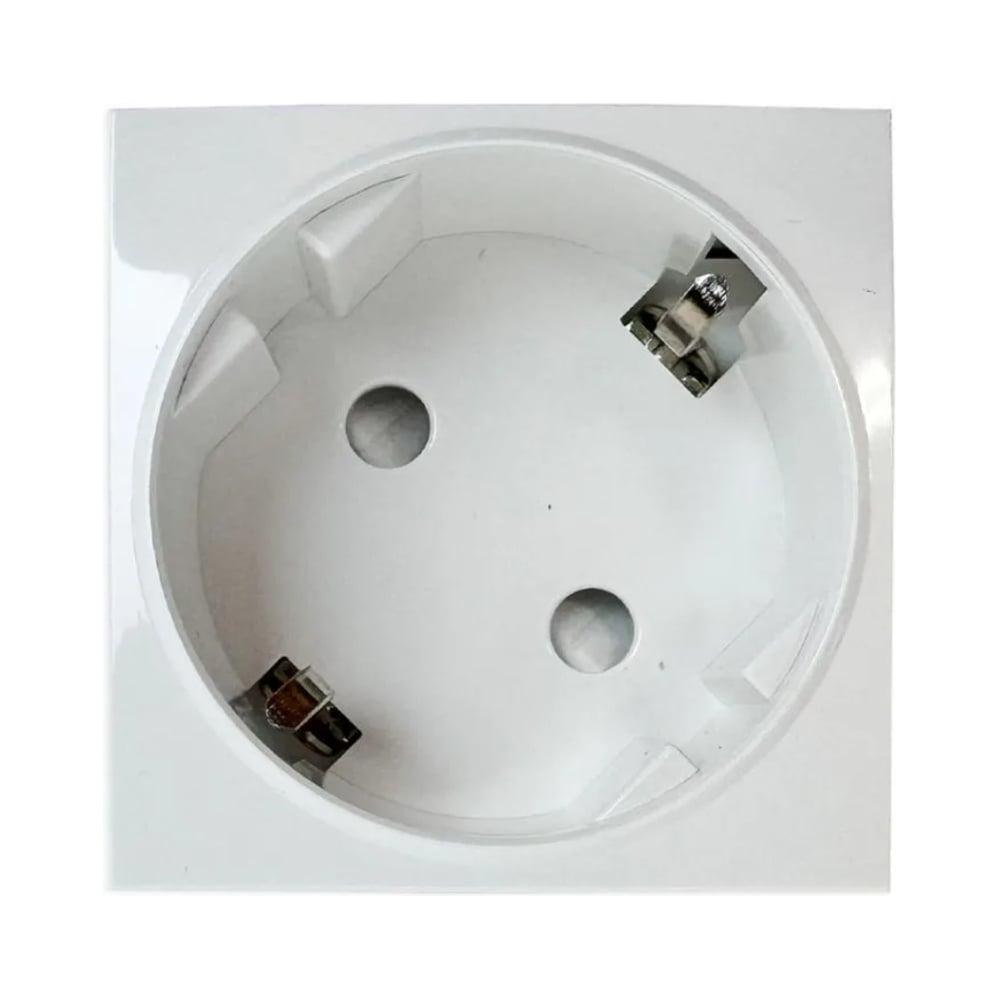 Изображение товара Розетка Filum 2К+З немецкий стандарт, 45x45 мм, белая, IP20