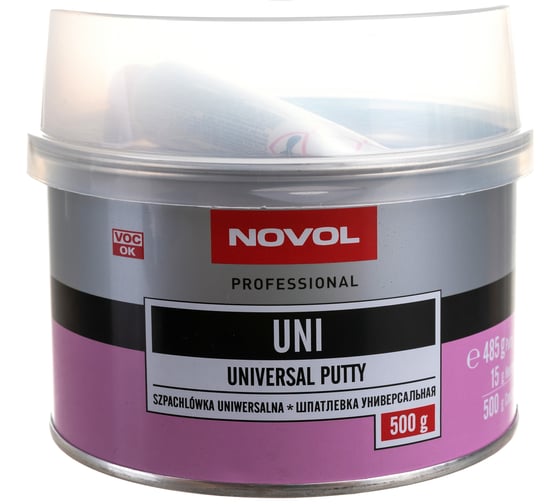 Изображение товара Шпатлевка Novol Uni 0.5 кг X6120512