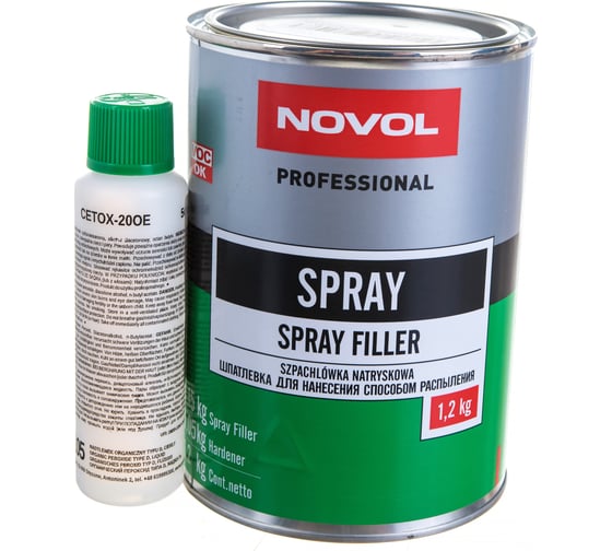 Изображение товара Жидкая шпатлевка Novol, банка 1.2 кг X6123150