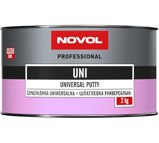 Изображение товара Шпатлевка Novol UNI универсальная 2 кг X6119349