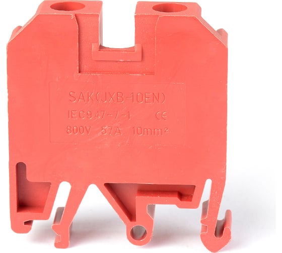 Изображение товара Зажим наборный HLT JXB-10мм2 (JXB70А) красный, 50шт 081-23-032