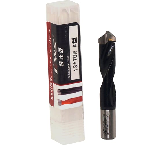 Изображение товара Сверло для глухих отверстий KWS HW 13х43х70 мм, Z=2, R K6 4093-05953-99993998