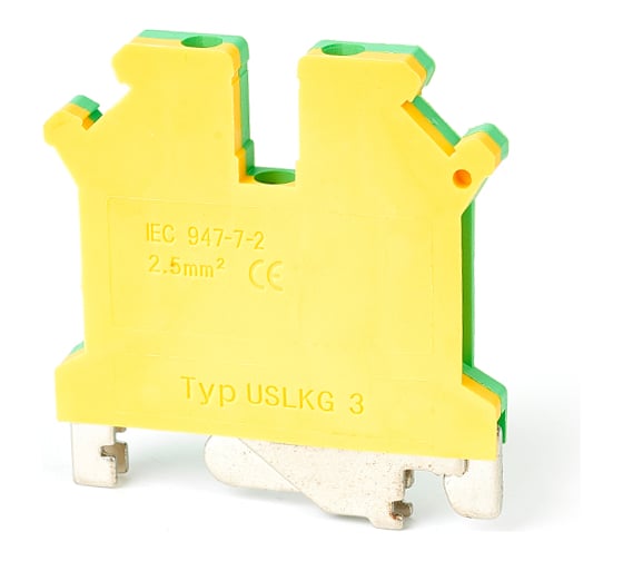 Изображение товара Зажим наборный HLT UK-3мм2 PEN желто-зеленый, 100шт 081-24-032