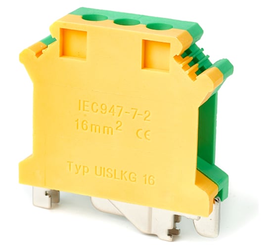 Изображение товара Зажим наборный HLT UK-16мм2 PEN желто-зеленый, 50шт 081-24-035