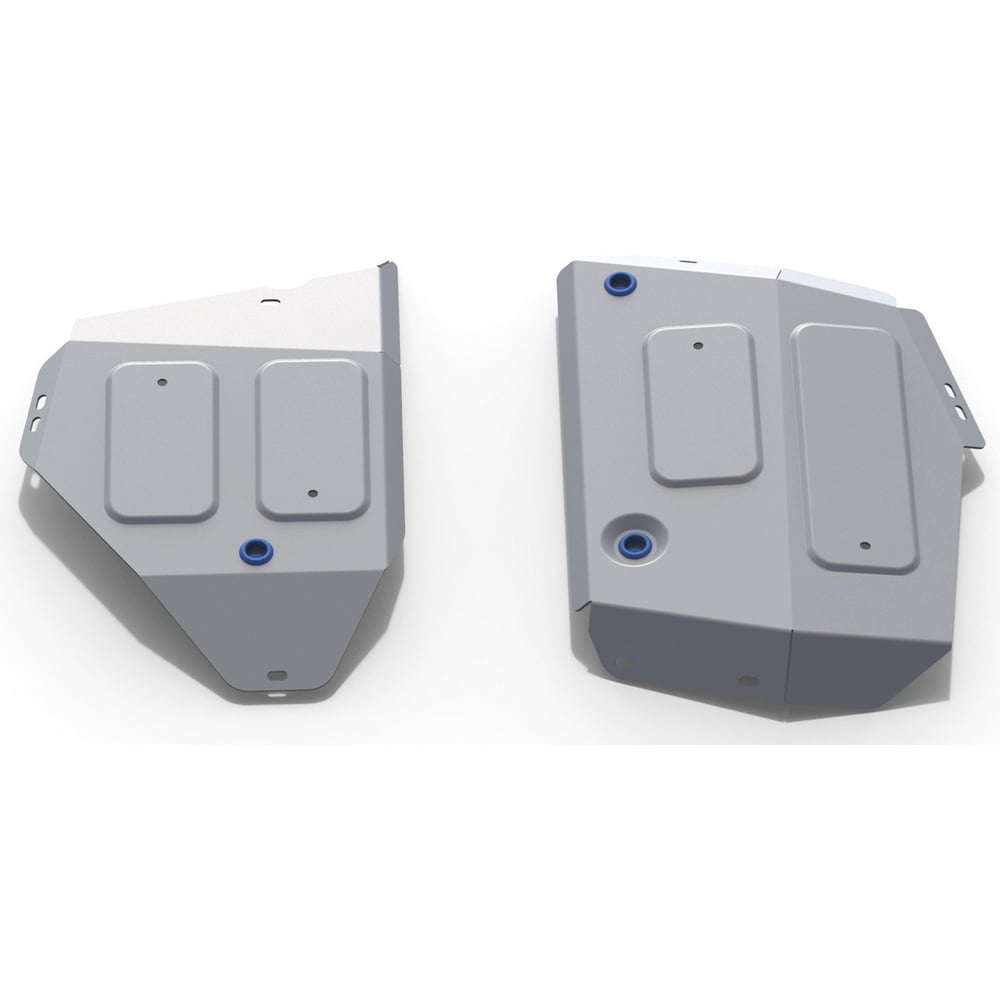 Изображение товара Защита топливного бака Rival для Jeep Compass II 4WD 2017-н.в., штампованная, алюминий 4 мм, с крепежом, 2 части 333.2742.1