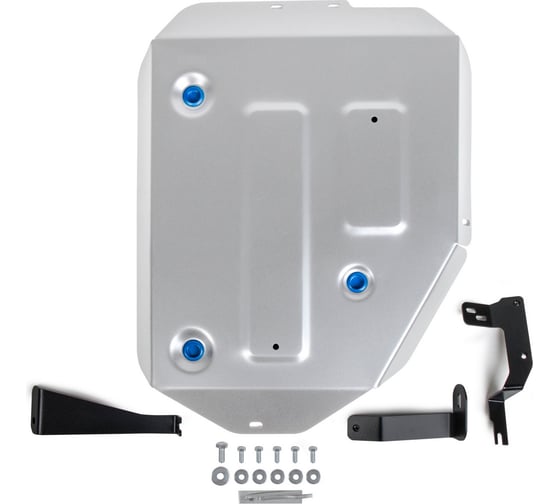 Изображение товара Защита топливного бака Rival для Hyundai Santa Fe IV рестайлинг 4WD 2021-н.в./Kia Sorento IV 4WD 2020-н.в., штампованная, алюминий 3 мм, с крепежом 333.2854.1