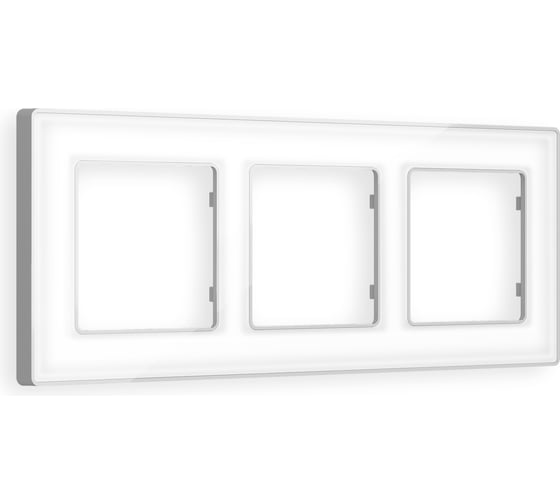 Изображение товара Рамка на 3 поста Ambrella VOLT ALFA Arctic AF580133