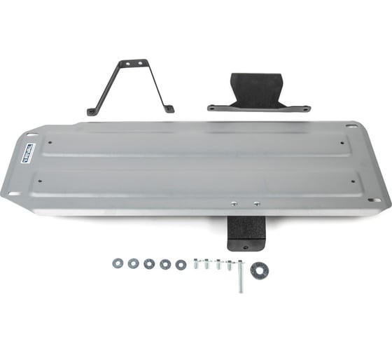 Изображение товара Защита топливного бака Rival для Mitsubishi L200 IV, V 2006-2019/2018-н.в., штампованная, алюминий 6 мм, с крепежом 2333.4059.1.6