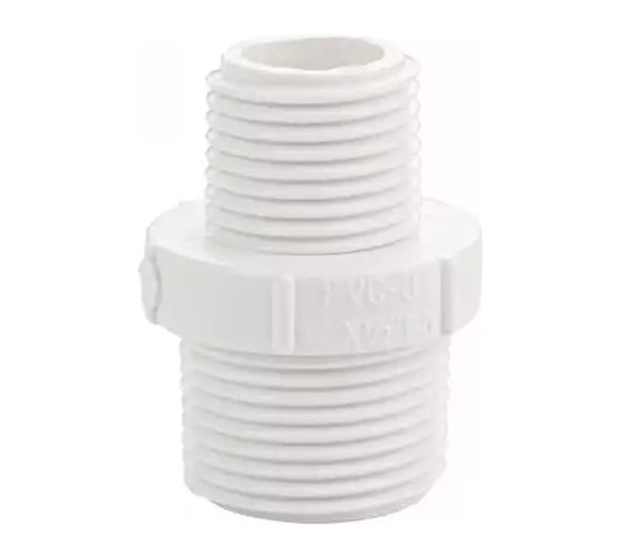 Изображение товара Ниппель-переходник ООО ПКФ Сварком 1/2''х 3/4'' из АБС пластика 4714 МАК СанТех s059646