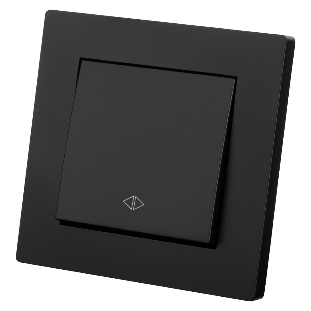 Изображение товара Выключатель перекрестный 1 клавишный ТДМ Электрик Сенеж SQ1816-0310 черный