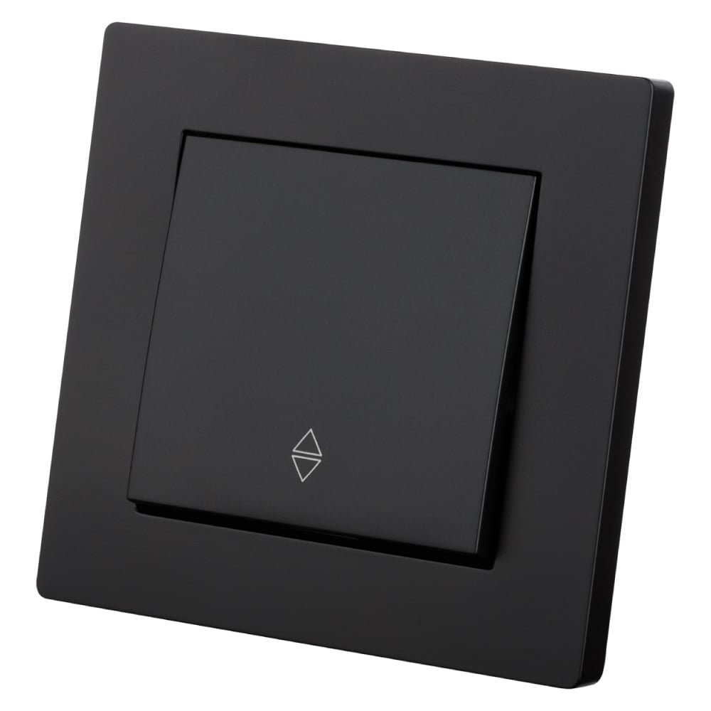 Изображение товара Выключатель TDM ELECTRIC на 2 направления 1 клавиша черный Сенеж SQ1816-0306