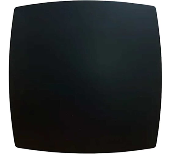 Изображение товара Вентилятор вытяжной VENTSFERA с двигателем на шарикоподшипниках и обратным клапаном 100 LD Black Matt, D 100 малошумный 9A-10J black matt