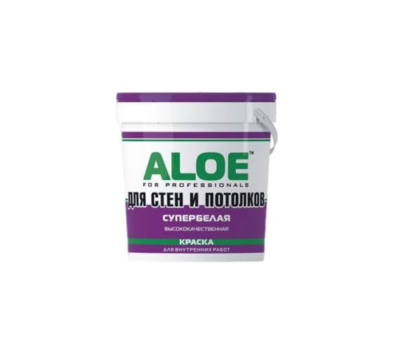 Изображение товара Краска ALOE ВДАК для стен и потолков с/б 3 кг 6 8534