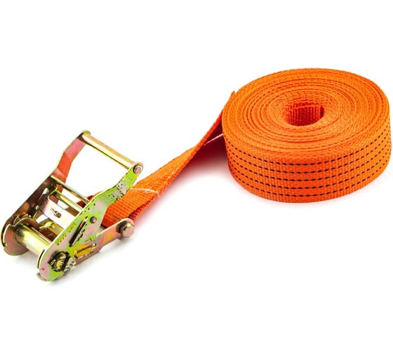 Изображение товара Кольцевой ремень крепления груза TopAuto ширина ленты 50 мм, 2000/4000 кг, 8 м, механизм 135 мм КРК2508М