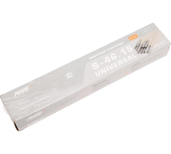 Изображение товара Электроды сварочные S-46.15 universal (5х400 мм; 5 кг; Е6013Х) RSE УТ-00000047