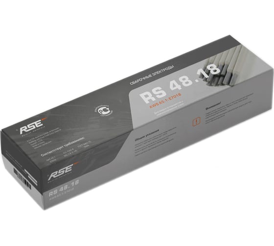 Изображение товара Электроды сварочные RSE Е7018 RS уп.20кг УТ-00000065