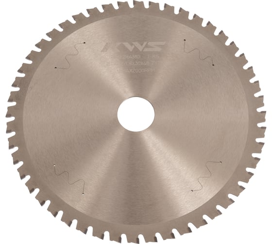 Изображение товара Диск пильный KWS для обработки стали 210х30х2.2/1.8х48T ZYTP К5 Chip Limiter 10025-99989302