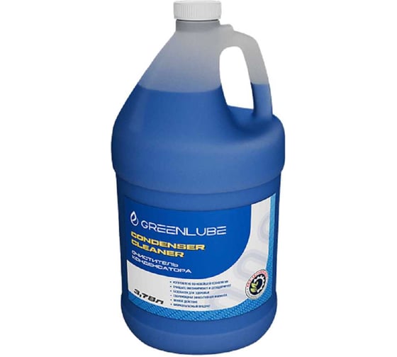 Изображение товара Концентрат для очистки конденсаторов 3.78 л GREENLUBE Сondenser cleaner очиститель наружных кондиционеров GLGBH162300378