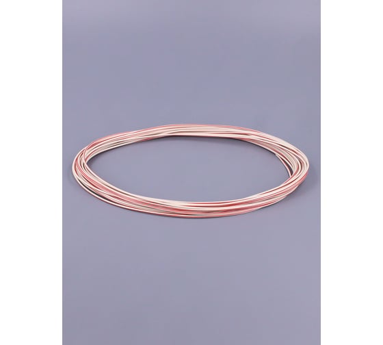 Изображение товара Провод ПВАМ VOLTON 0,75 кв.мм, 5м, бело-красный VLT400246