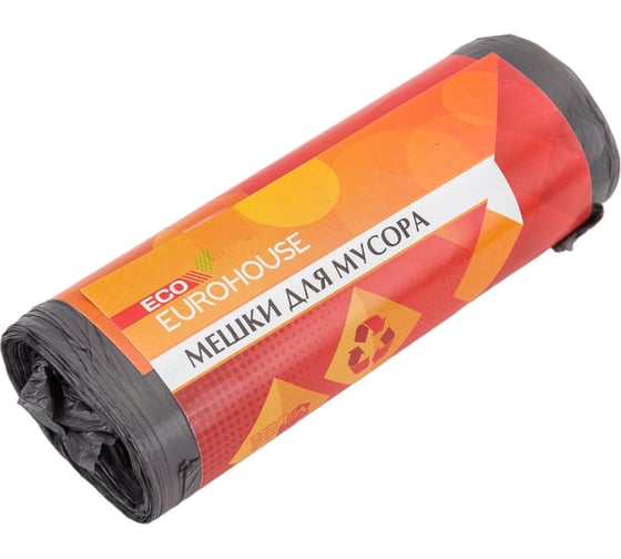 Изображение товара Мешки для мусора EcoEuroHouse (20 шт; 30 л; 5 мкрн; ПНД) EUROHOUSE 13147