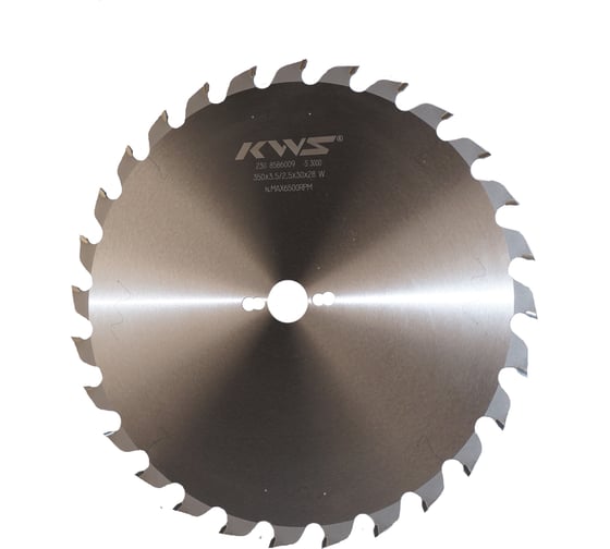 Изображение товара Диск пильный KWS 350*30*3.5*28T W 2-7-42/2-9-46.4/2-10-60 3000 TFKU00541