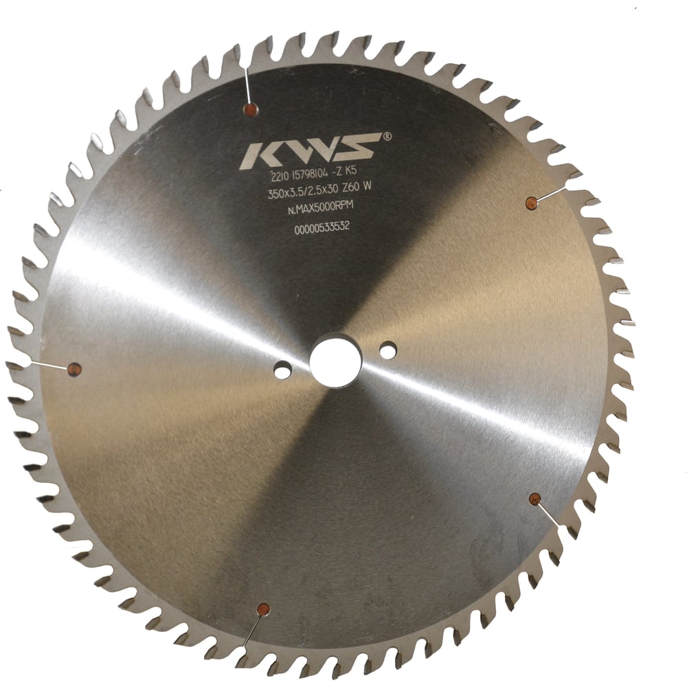 Изображение товара Диск пильный KWS 350х30х3.5х60T W K5 01030-3503035060W