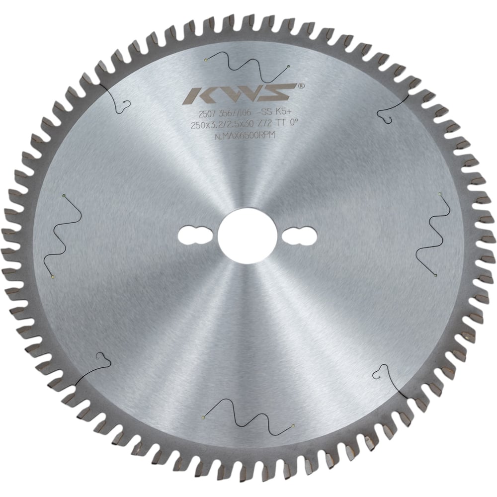 Изображение товара Диск пильный KWS для обработки искусственного камня 250х30х3.2/2.5х72T TT α0 β45 K5+ 01051-99981156