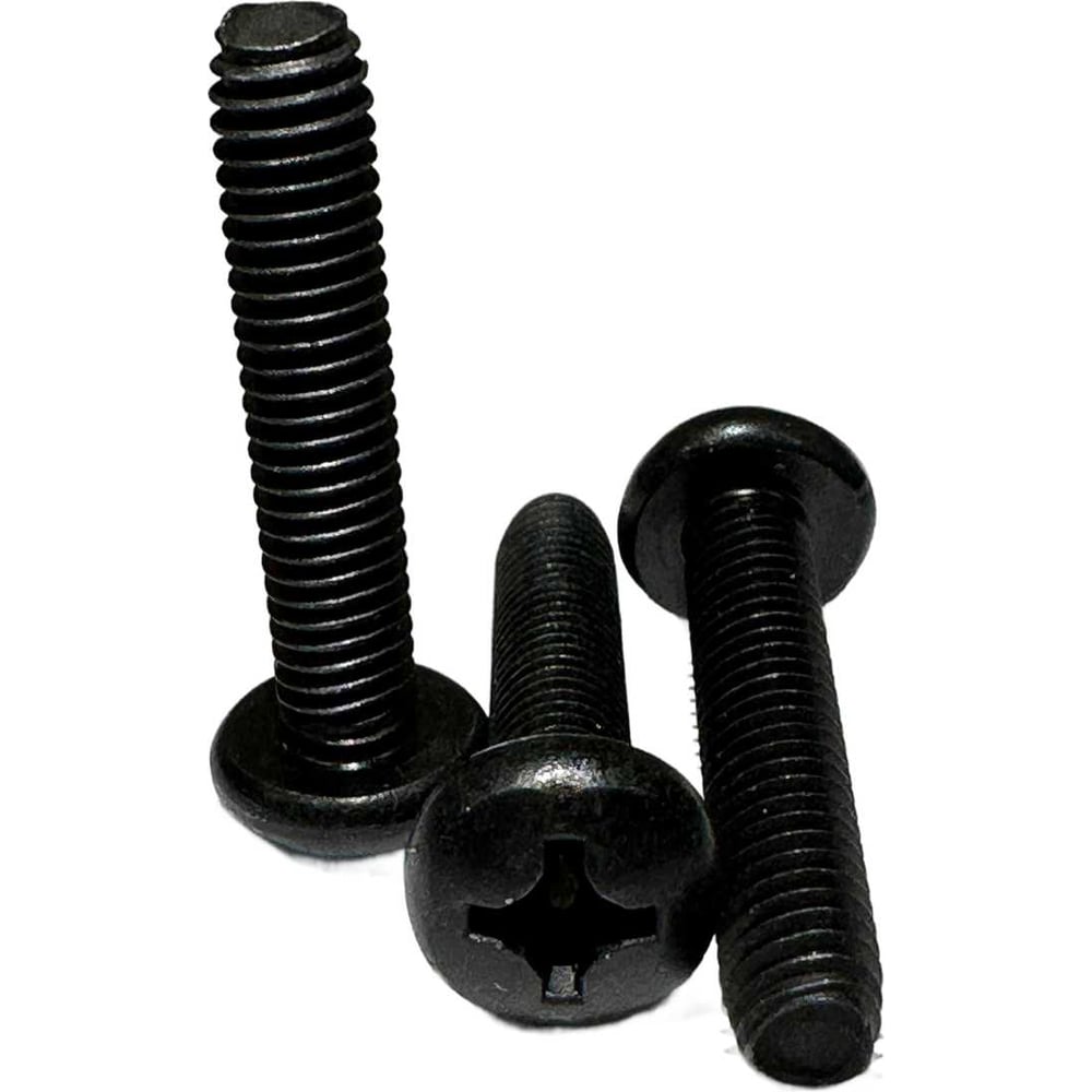 Изображение товара Винт boltnn.ru DIN 7500 C-Z М6x30 цинк-никель черный 480 часов PZ3 100 шт 4687206395213