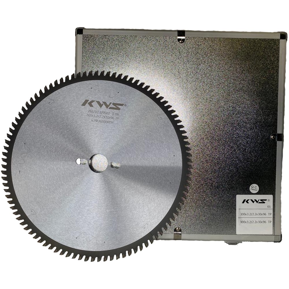 Изображение товара Пильный диск KWS 300 мм универсальный для МДФ, ДСП 96 зубьев