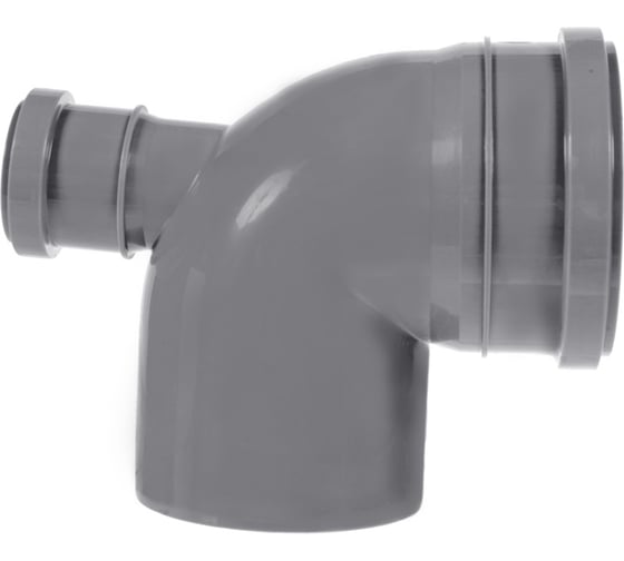 Изображение товара Отвод ООО ПКФ Сварком д=110/50 90 фронт. выход в тыл (300111050ф) СанТех s013210