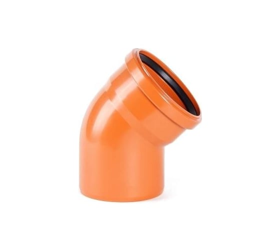Изображение товара Отвод ООО ПКФ Сварком д=110 - 45 KZ рыж. цв. СанТех s005378