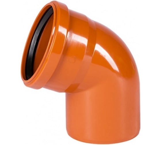 Изображение товара Отвод ООО ПКФ Сварком д=110 67 рыж. цв. СанТех s011194