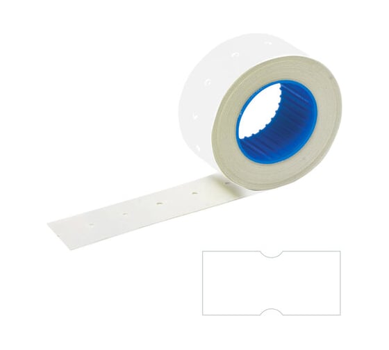 Изображение товара Этикет-лента Офисмаг 21x12 мм прямоугольная, белая, комплект 10 рулонов по 1000 этикеток 117547