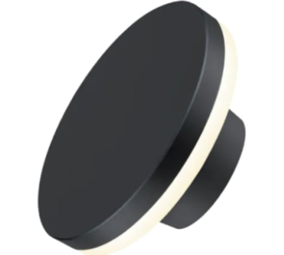 Изображение товара Настенный светильник FL-LED WallNail-WM018 10W CCT-3000K+4000K+6000K D150x50мм BK IP54 613257