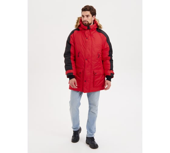 Изображение товара Куртка РАССО "Премьер" цв. красн./чёрн, р.60-62/182-188 75968 (60/182)