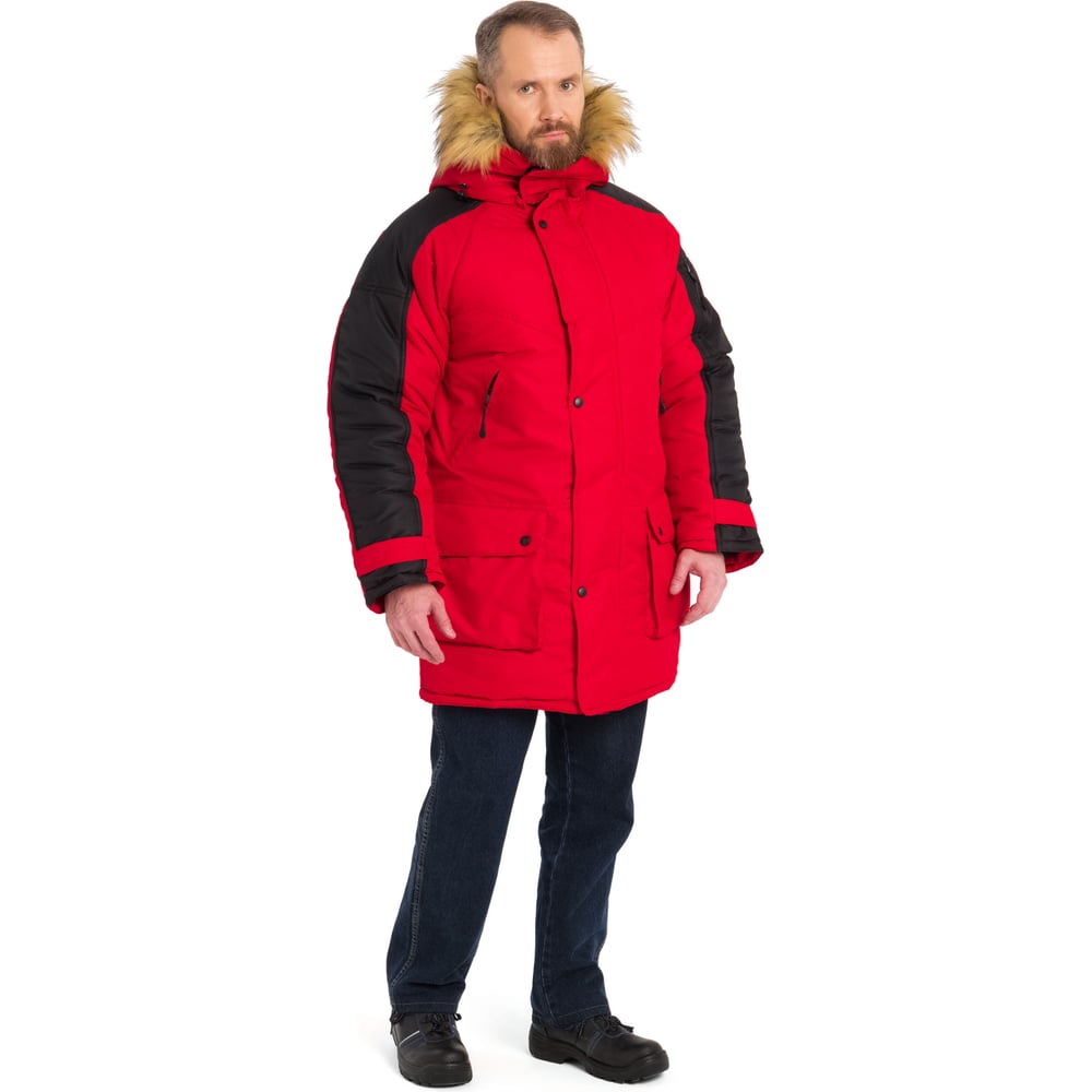 Изображение товара Куртка РАССО "Премьер" цв. красн./чёрн, р.56-58/182-188 75968 (56/182)