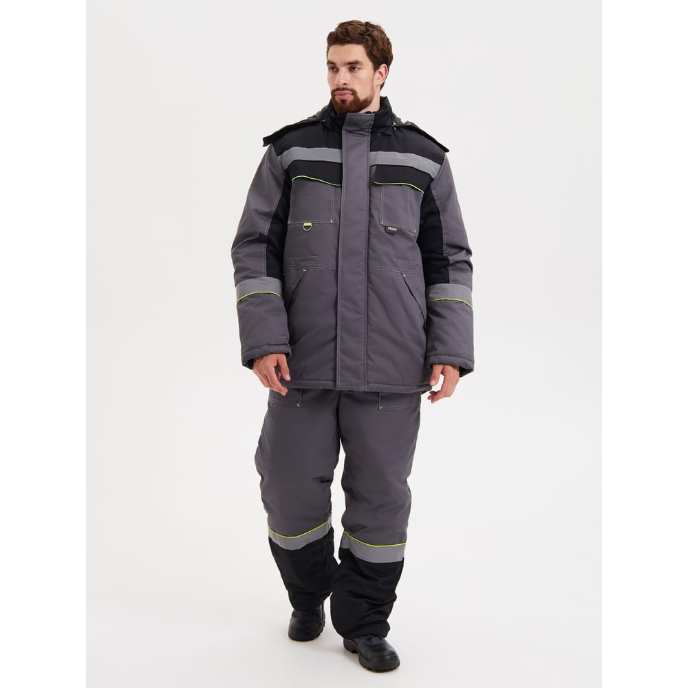 Изображение товара Утепленный мужской костюм РАССО Система куртка и полукомбинезон 60-62