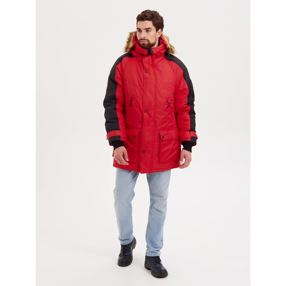 Изображение товара Куртка РАССО Премьер красно-черная для мужчин р. 44-46